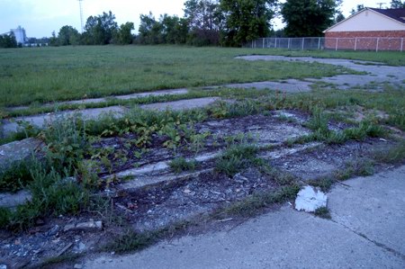 Waterford Drive-In Theatre - Ticket Booth Foundation - Photo From Water Winter Wonderland